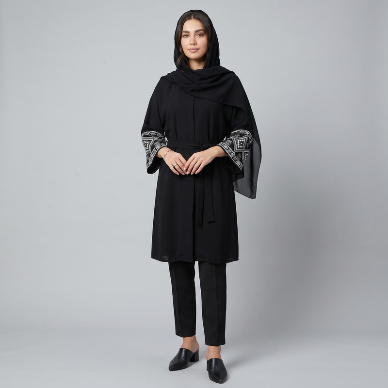 مانتو زنانه مدل نخی ابر و بادی نپالی کد tm-2706