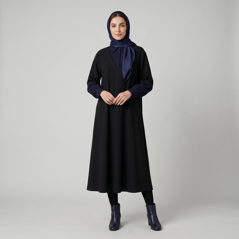 مانتو عبایی زنانه مدل Verdelle کد M5498
