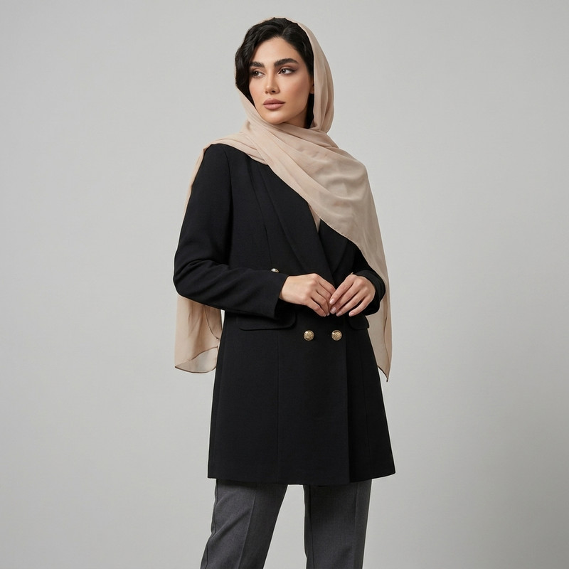 مانتو کتی زنانه مدل لیزا