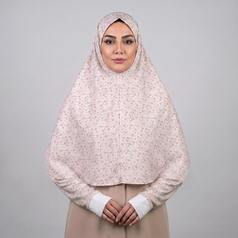 مقنعه مدل آستین دار زینا