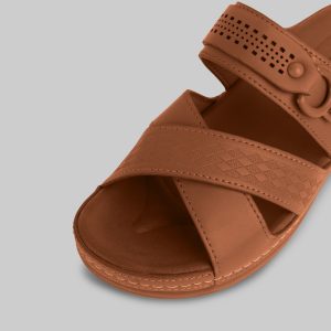 دمپایی تخت زنانه چرم مصنوعی پارس شو مدل 367-2