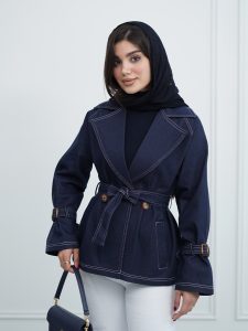 ترنچ کت جین وارداتی کد 21931
