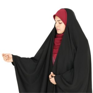 چادر عبایی حجاب رسان مدل جده کرپ