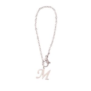 آویز ساعت زنانه طرح M کد AS1064