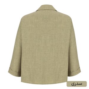 شومیز آستین بلند یقه برگردان زنانه السانا مدل پریاس کد 2555