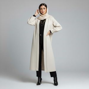 مانتو زیر زانو زنانه السانا مدل کد 210205