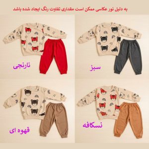 ست سوییشرت و شلوار راحتی بچگانه مدل ببری