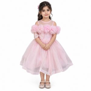 لباس مجلسی دخترانه عروسکی طرح شایلین