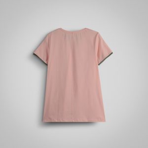 ست  تی شرت و شلوار راحتی زنانه نخی گل‌دار ناربن مدل شقایق