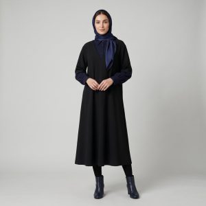 مانتو عبایی زنانه مدل Verdelle کد M5498