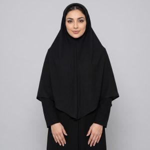 مقنعه زنانه کرپ ساده مدل E200