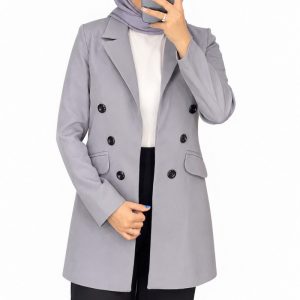 مانتو کتی کرپ زنانه مدل نغمه