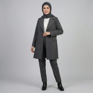 مانتو و شلوار زنانه السانا مدل ملکا کد 195301