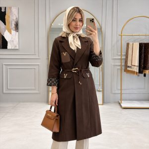 مانتو زیر زانو زنانه مدل ونوس 100071