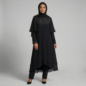 مانتو مجلسی بلند زنانه مدل حریرا