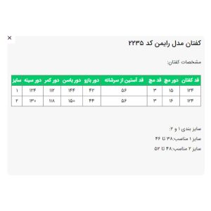 مانتو زنانه السانا مدل رایمن کد 2235