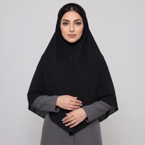 مقنعه زنانه کرپ ساده مدل نود 95 E200