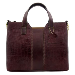 کیف دوشی زنانه مدل چرم طبیعی کد 122