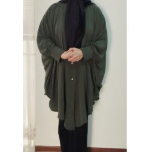 مانتو زنانه مدل عبایی کد 1