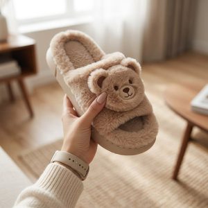 دمپایی زنانه پولیشی مدل تدی