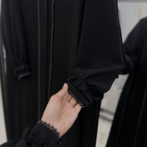 مانتو عبایی بلند زنانه مدل مروارید