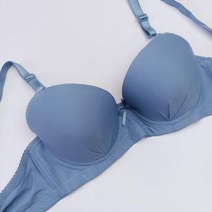 سوتین اسفنجی زنانه مدل نیم جک فنردار کاپ B کد 661