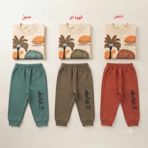 ست سویشرت و شلوار دخترانه طرح فیل