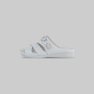 دمپایی تخت زنانه چرم مصنوعی پارس شو مدل 367-2