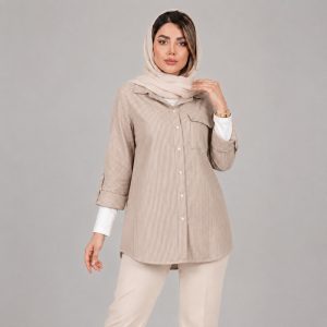 مانتو زیر باسن زنانه مدل برکه